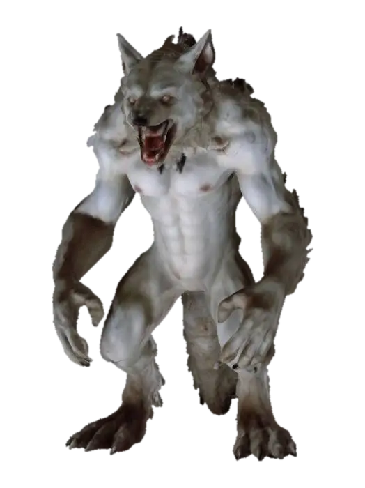 In Bram Stoker’s Dracula (1992), Dracula's transforms into a monstrous, dog-like… - Predatory 3D model, vytvořený pomocí AI