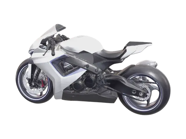 Realistic Superbike - Tire 3D model, vytvořený pomocí AI