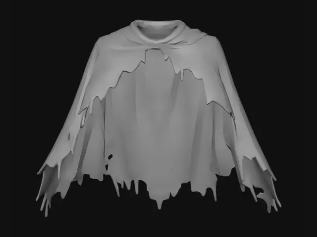 3D model for Cloak of Tattered Shadows