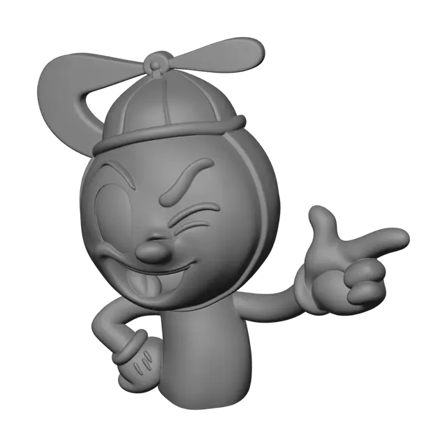 3D model for Winky the Toon