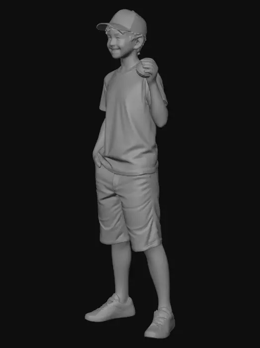 3D model for Pokémon Trainer Boy