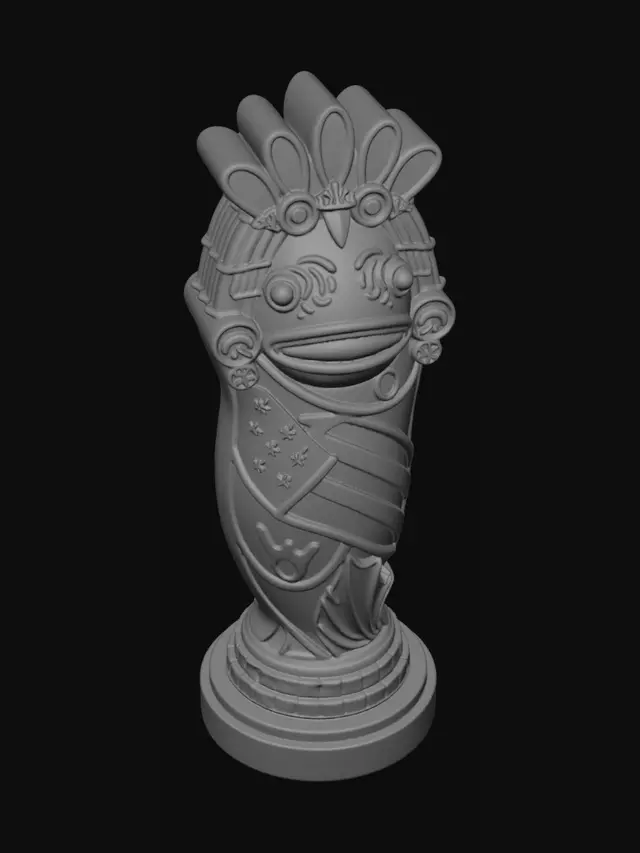 3D model for Stars and Stripes Totem