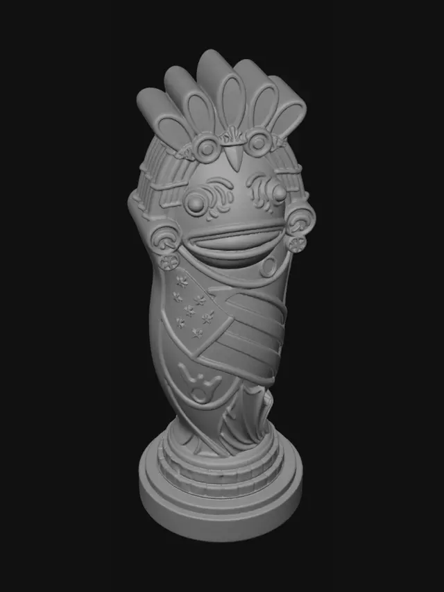 3D model for Stars and Stripes Totem