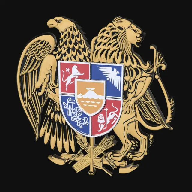 3D model for Romanian Coat of Arms