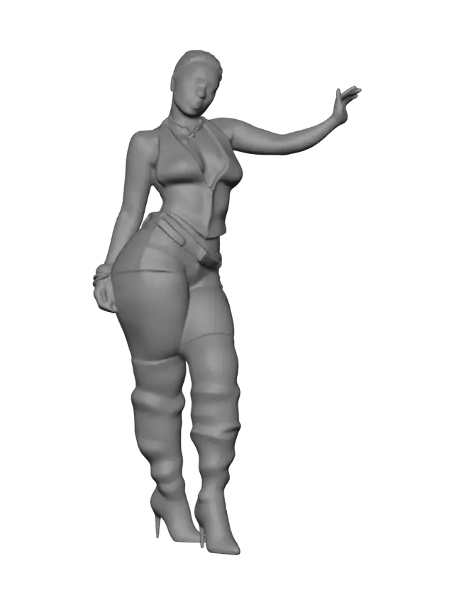 3D model for Leopard Night Diva