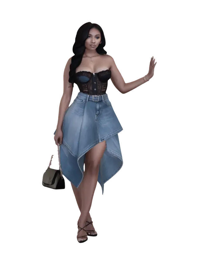 3D model for Midnight Muse in Denim