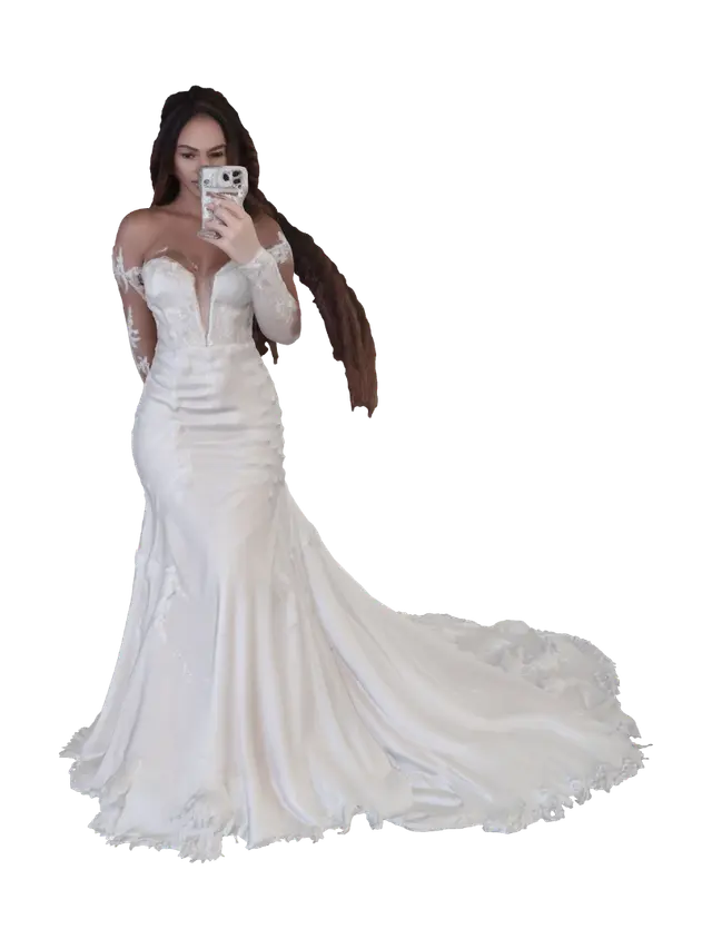 3D model for Reflection in White Lace