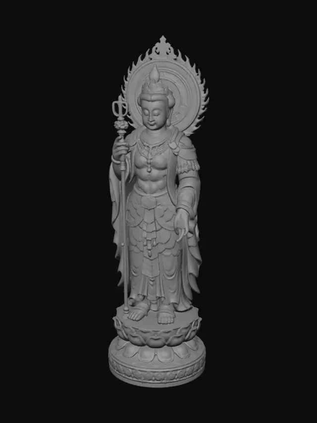 3D model for Guanyin Bodhisattva