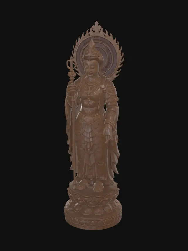 3D model for Guanyin Bodhisattva