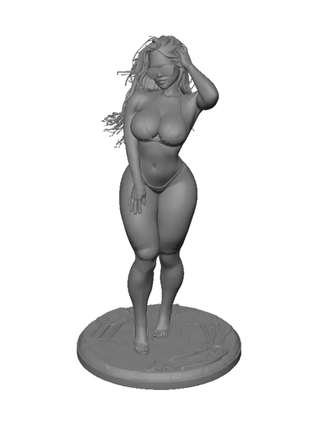 3D model for Leopard Print Bikini on a Boat