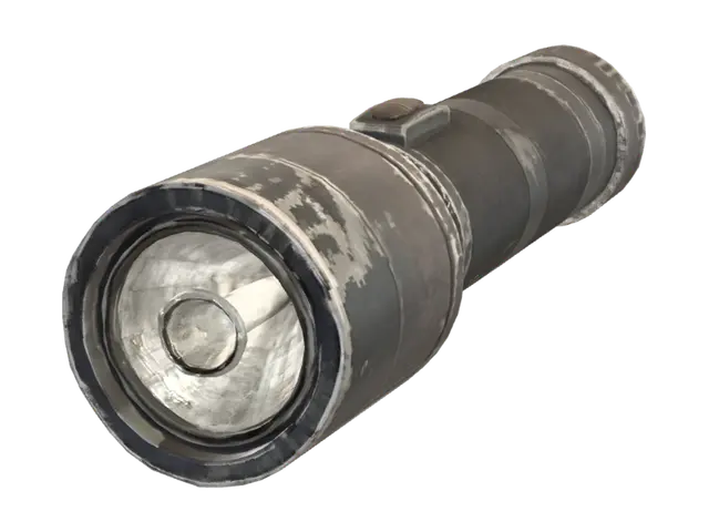 3D model for Battle-Worn Flashlight