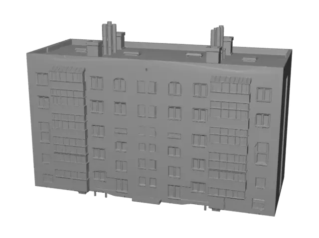 3D model for Tilted Roofscape