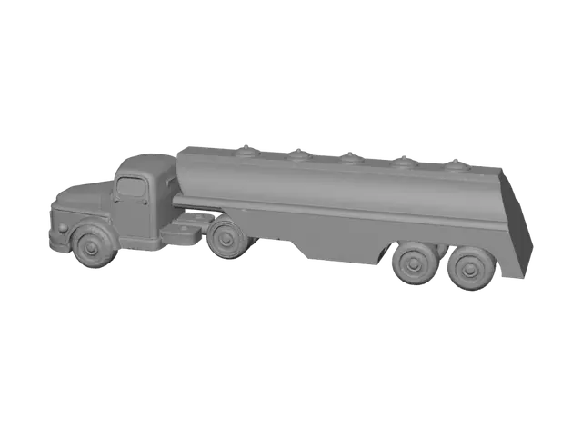 3D model for Shell Tanker Toy Truck