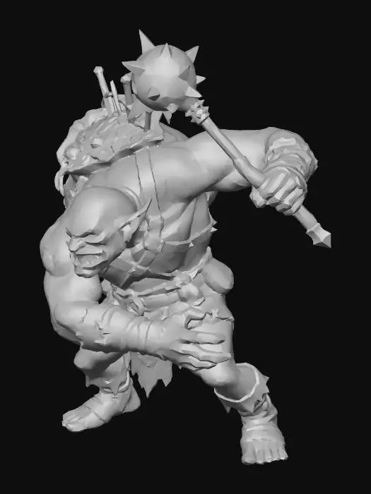 3D model for Hoardbound Orc in the Cavern