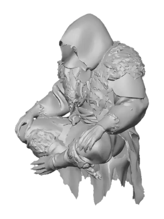 3D model for Savage warlock