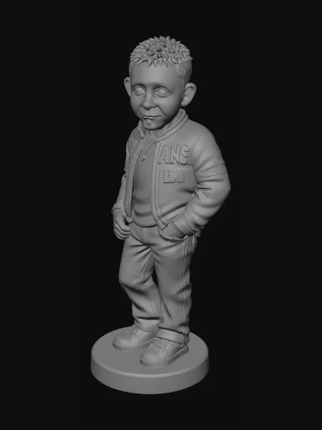 3D model for Casual Cool Bobblehead