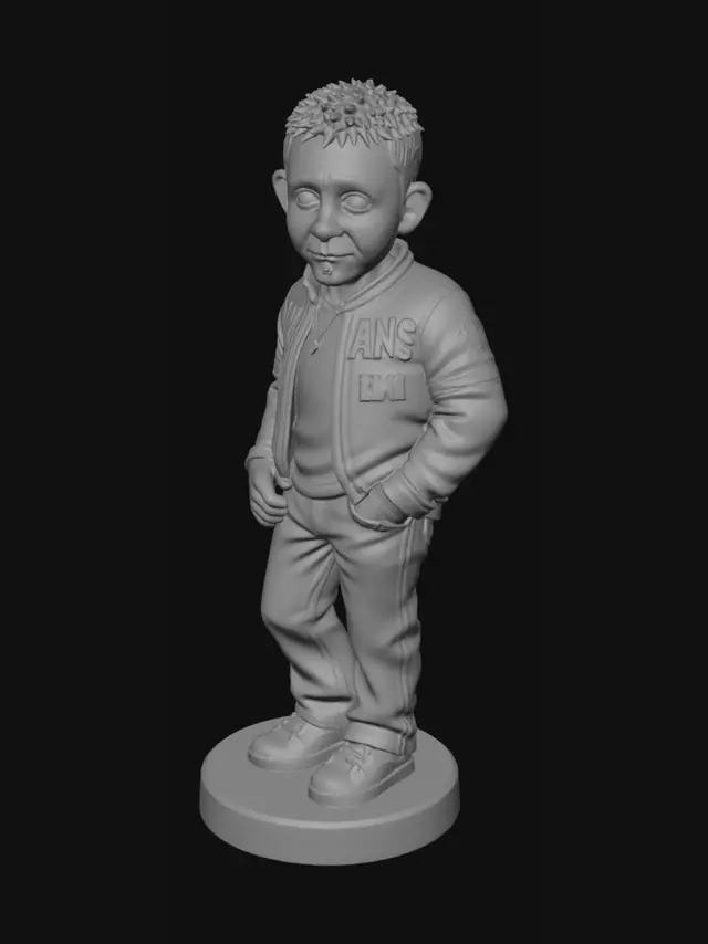 3D model for Casual Cool Bobblehead