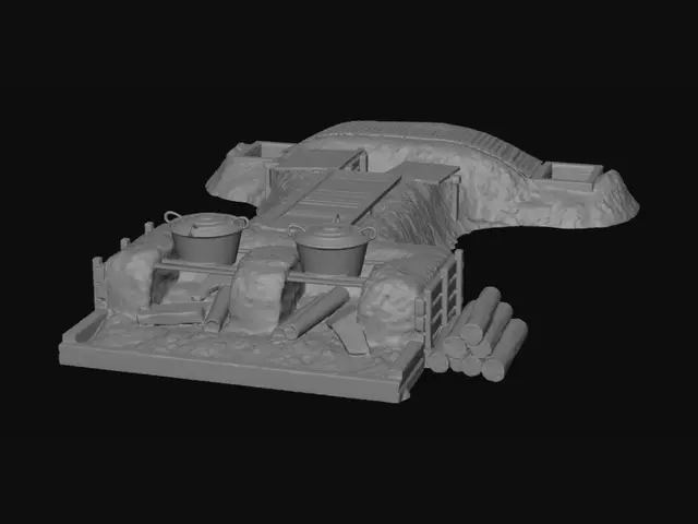3D model for Trenchside Camp Kitchen