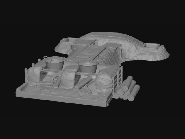 3D model for Trenchside Camp Kitchen