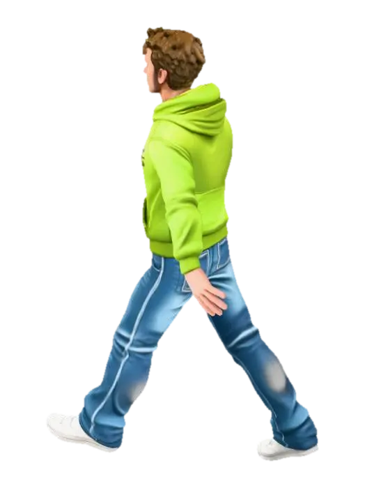 Modello 3D wygeneruj postać w stylu gry fable, generato dall’IA