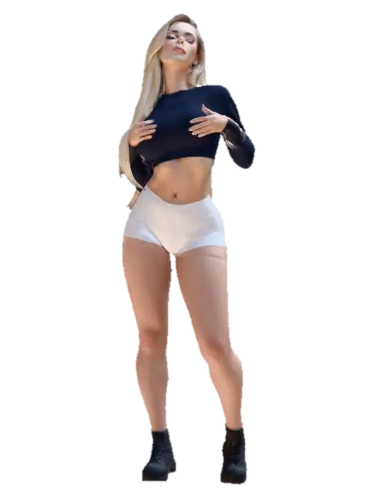 Ethereal Elegance - Feminine 3D model, vytvořený pomocí AI