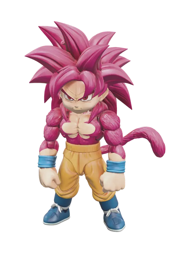 3D model for Realistic Ssj4