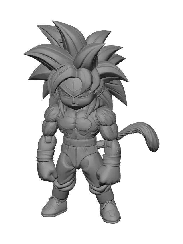 3D model for Realistic Ssj4