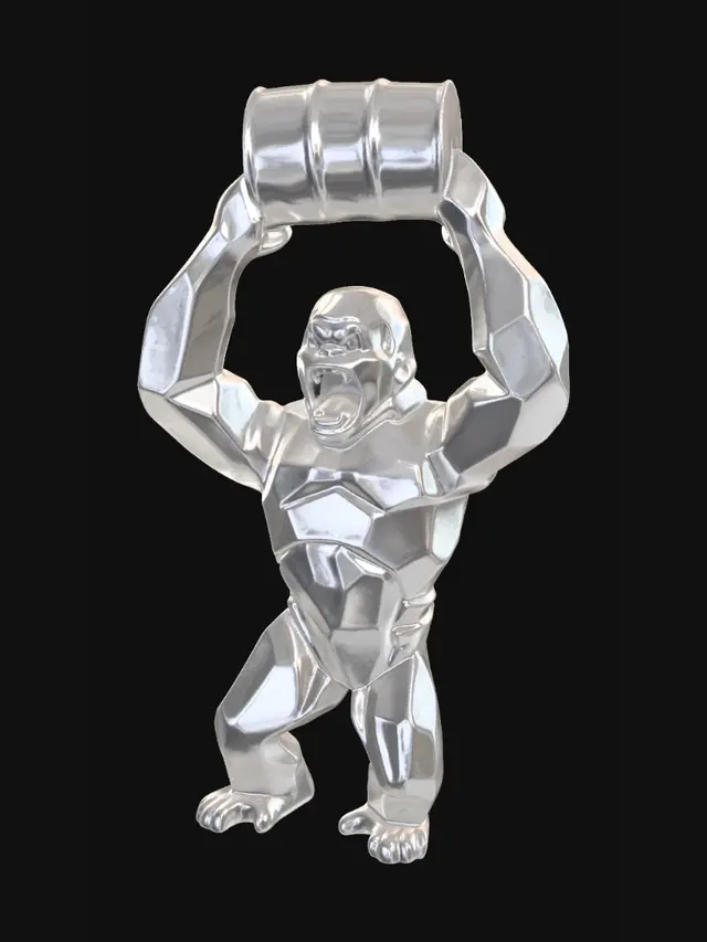 3D model for Barrel-Bearing Gorilla