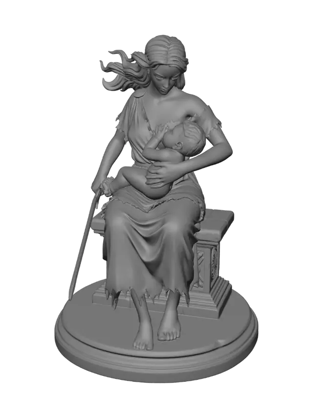 3D model for Warrior Mother