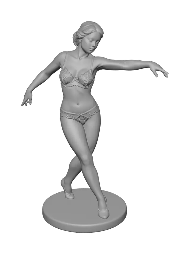 3D model for Ivory Dancer