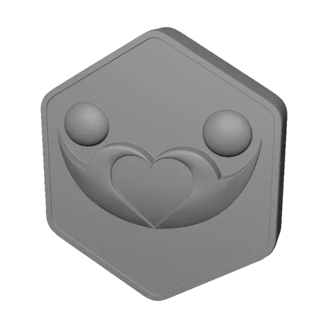 3D model for HexaSmile Logo