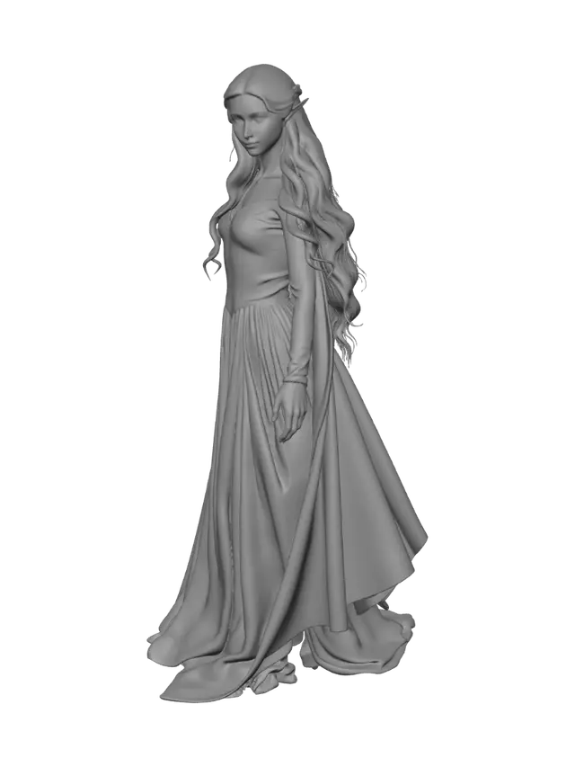3D model for postavu Arwen z pana prstenů