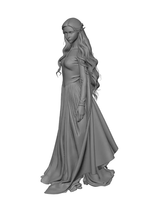 3D model for postavu Arwen z pana prstenů
