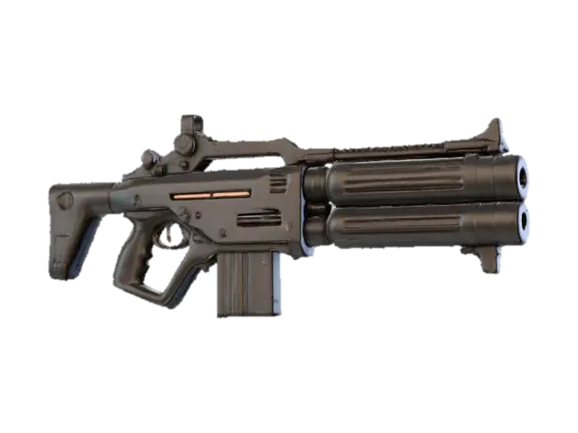 3D model for Dual-Barrel Tactical Launcher, #PBR#
