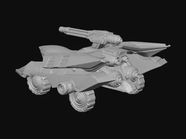 3D model for Nebula Raider