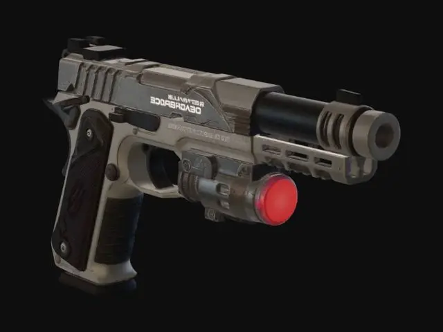 3D model for hand cannon Sidearm
