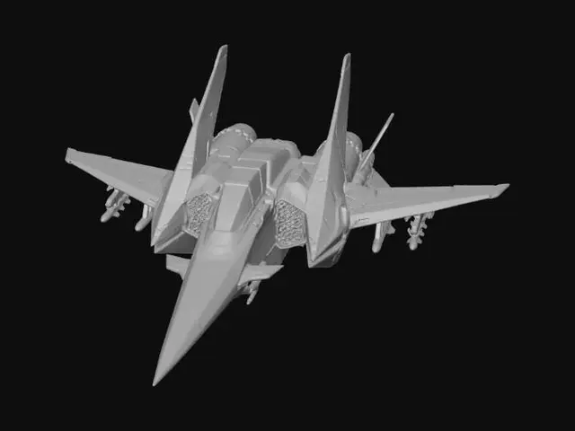 3D model for Azure Skyfighter