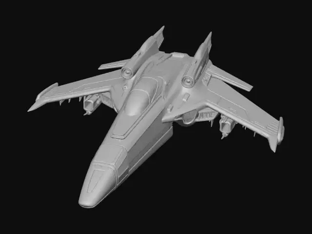 3D model for Crimson Viper Interceptor