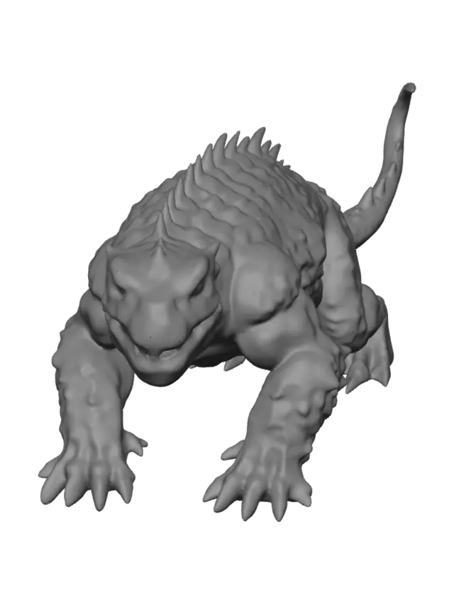 3D model for monster A02-BOW Spineback Behemoth
