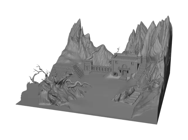 3D model for Make map that is scary