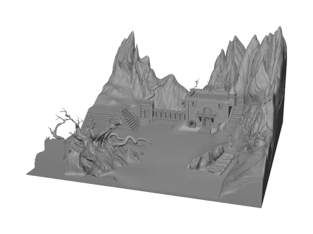 3D model for Make map that is scary