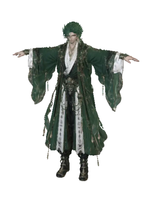 3D model for Emerald Regent