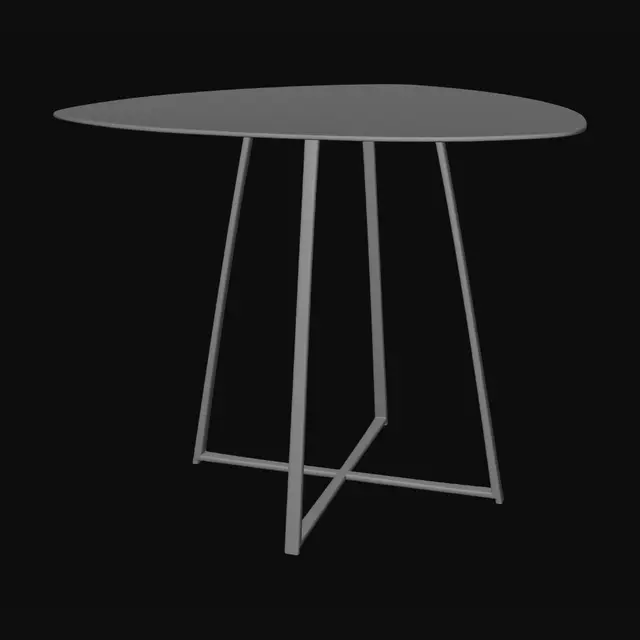 3D model for Leaf-shaped coffee table