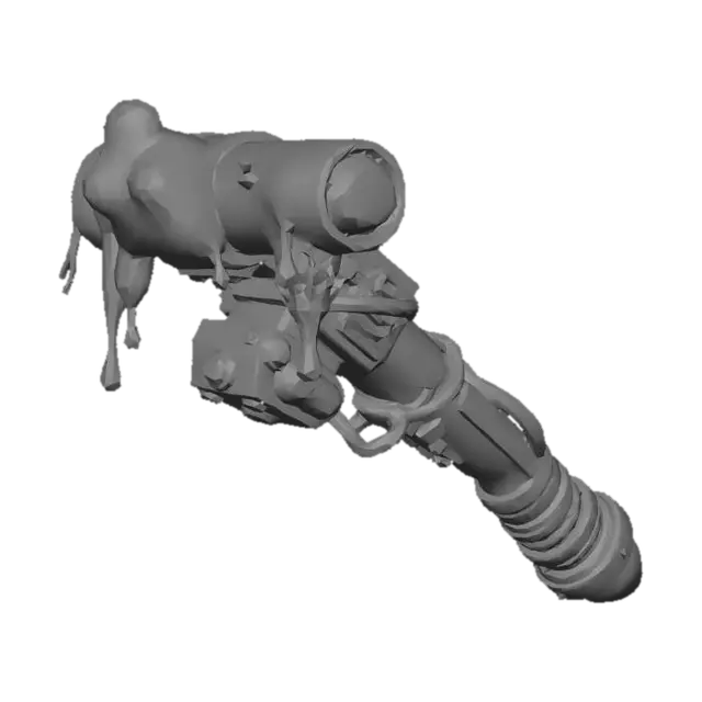 3D model for Neon Green Tactical Flashlight