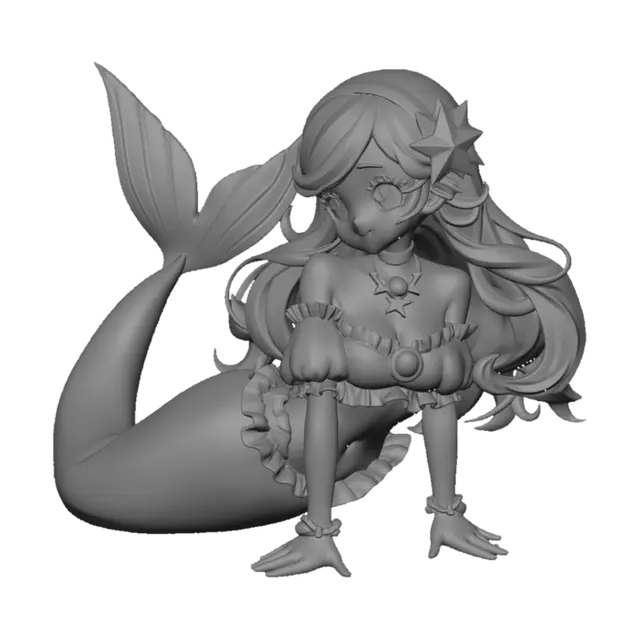 3D model for Azure Star Mermaid