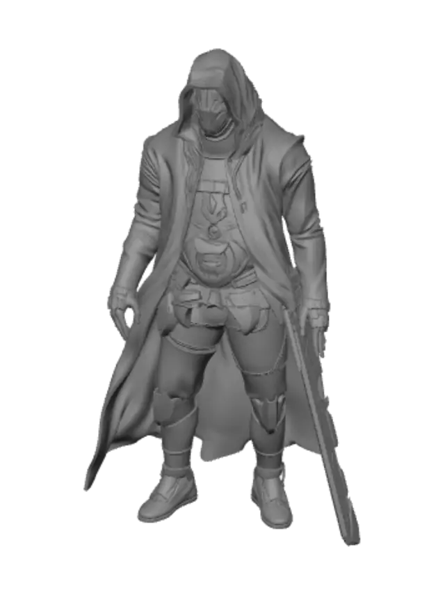3D model for Neon Samurai