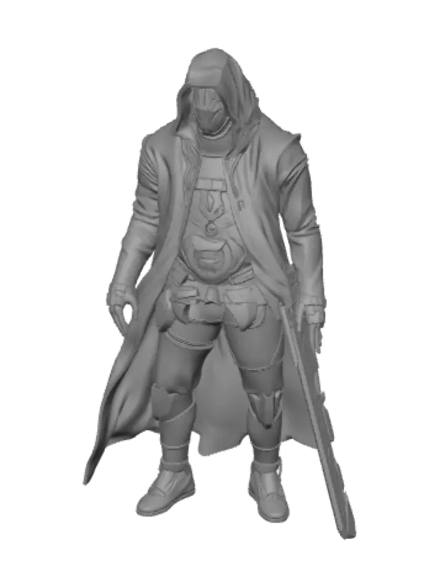 3D model for Neon Samurai