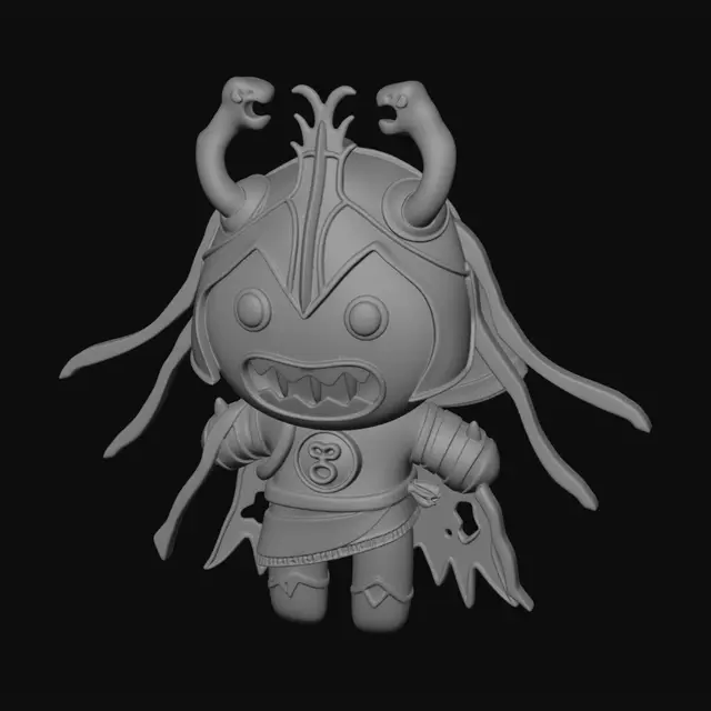 3D model for Crimson Oni Knight
