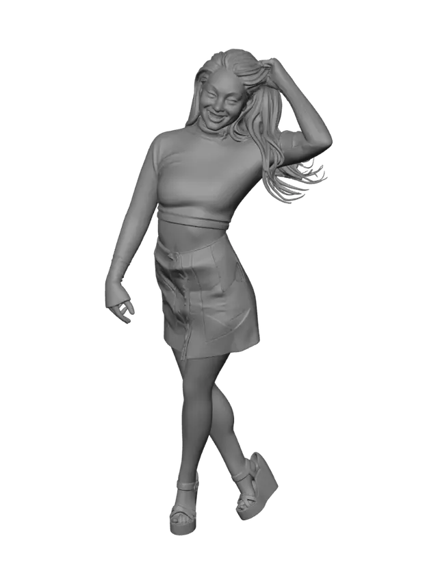 3D model for Patchwork Sunset Street Style