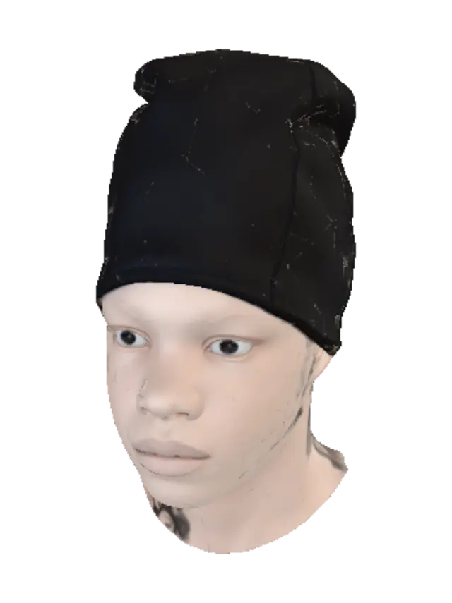 3D model for Headwrap Portrait